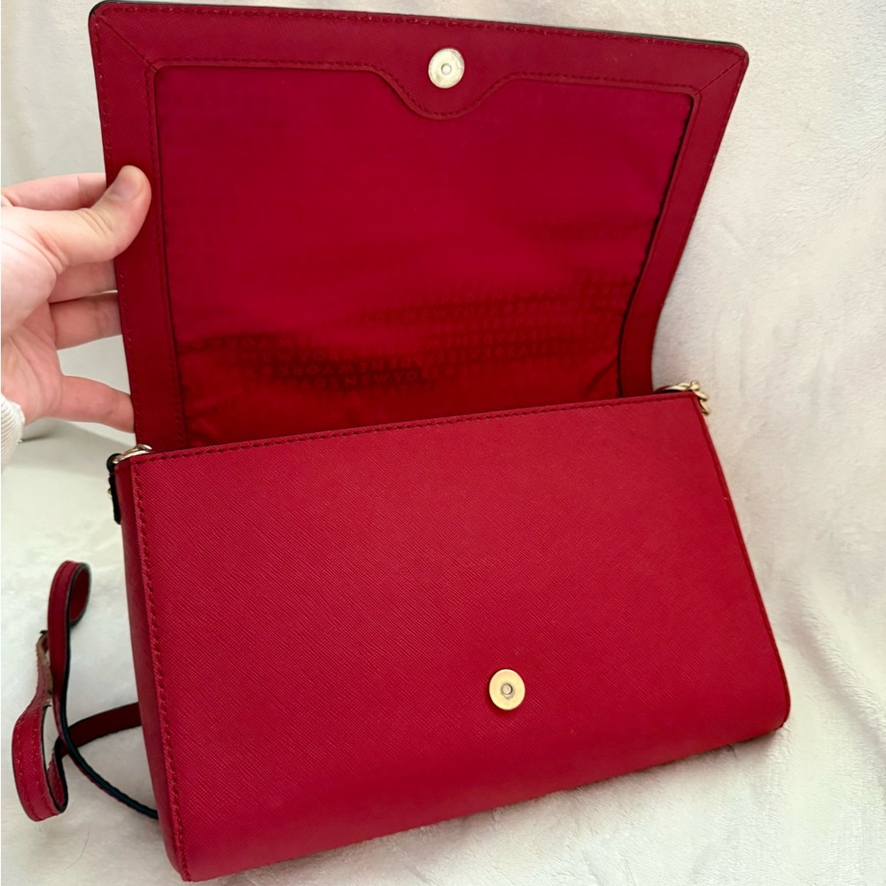 Kate Spade Cherry Red Crossbody Bag with Gold Hardware - Picture 2 of 5